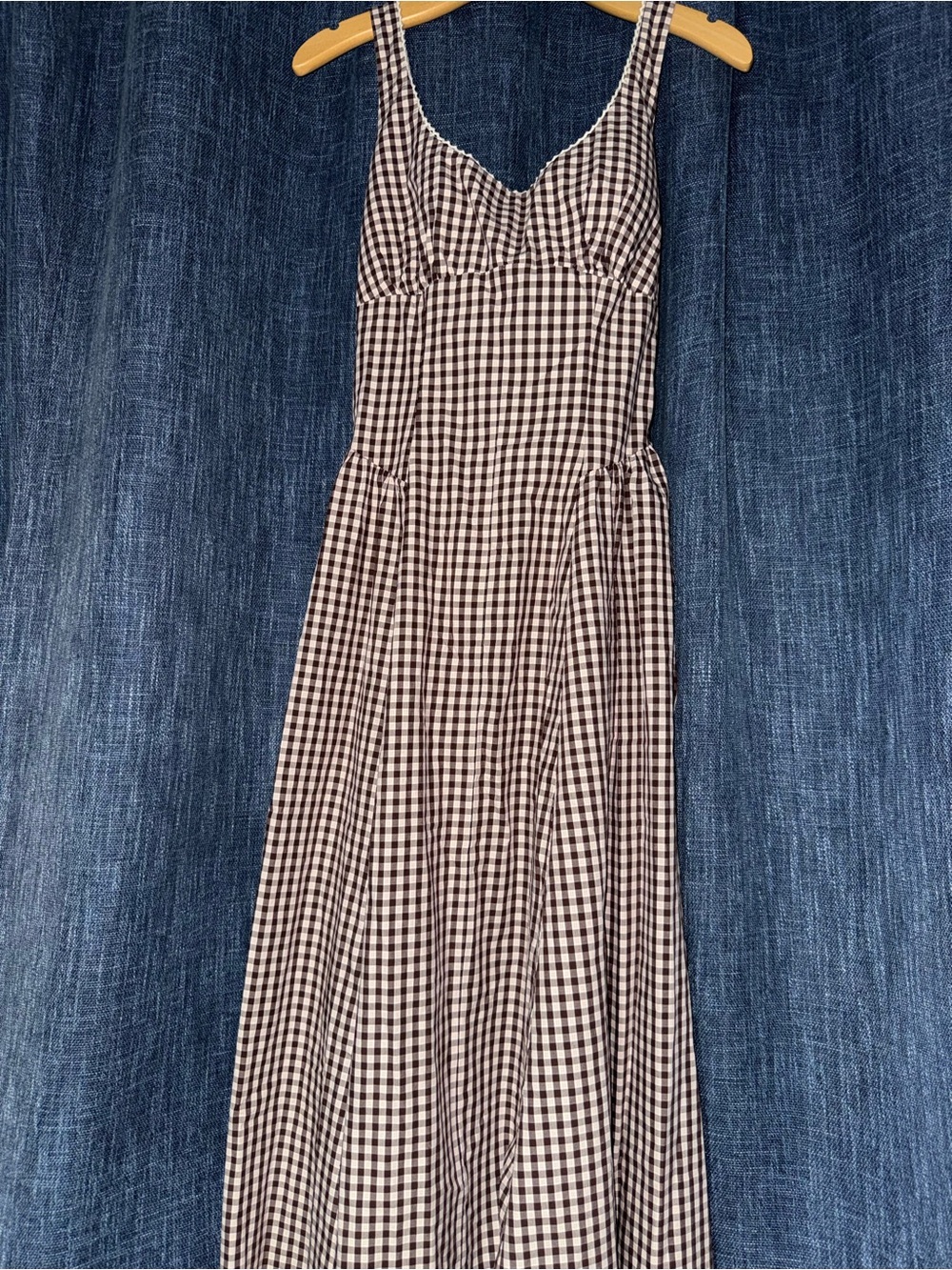 SOLD!! Abercrombie & Fitch Bra Free Dylan Midi Dress Color Mahogany Pattern - Picture 10 of 13